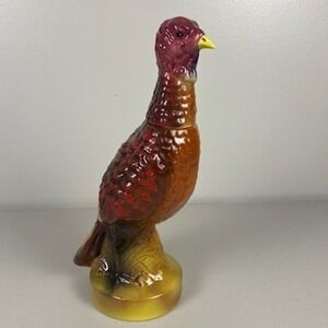 Austin Nichols Vintage Wild Turkey Decanter Game Bird Figurine 1971 Ceramic